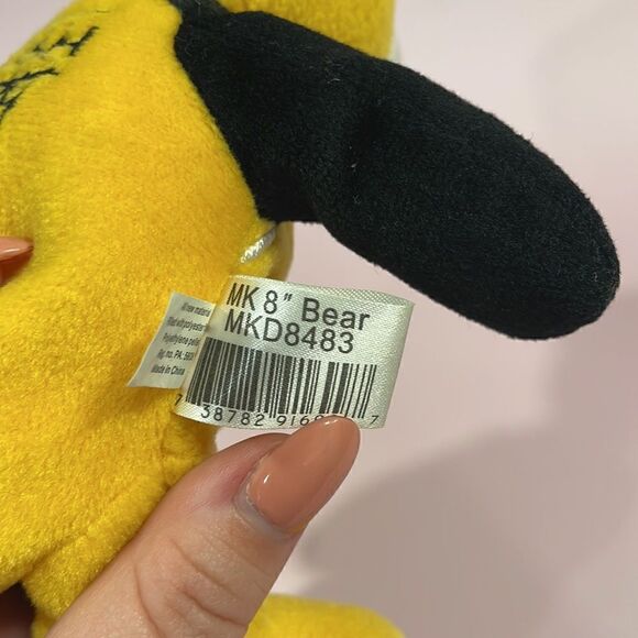 NASCAR MATT KENSETH Team Caliber TEDDY BEAR Plush Stuffed Toy 8" Yellow GUC - Picture 6 of 8